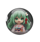 緑の精霊みなみちゃんカプセルトイ（個別スタンプ：2）