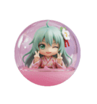 緑の精霊みなみちゃんカプセルトイ（個別スタンプ：3）