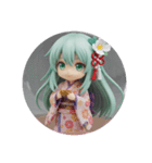 緑の精霊みなみちゃんカプセルトイ（個別スタンプ：4）