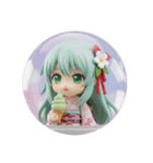 緑の精霊みなみちゃんカプセルトイ（個別スタンプ：5）
