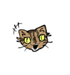 なんともいえない猫達（個別スタンプ：5）