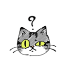 なんともいえない猫達（個別スタンプ：6）