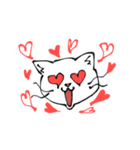 なんともいえない猫達（個別スタンプ：8）