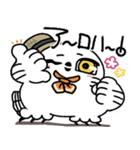 丁寧口調の剽軽シロフクロウ夏（個別スタンプ：4）