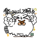 丁寧口調の剽軽シロフクロウ夏（個別スタンプ：34）