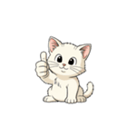 【グッドサイン猫 3】（個別スタンプ：4）