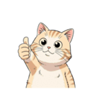【グッドサイン猫 3】（個別スタンプ：8）