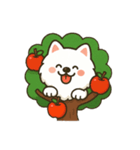 りんごとポメラニアン（個別スタンプ：8）