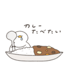 いろいろ食べたいへんてこなアヒル（個別スタンプ：6）