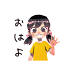 子ども（女の子）のかわいいおねだり（個別スタンプ：2）