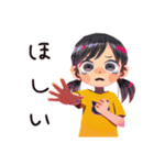 子ども（女の子）のかわいいおねだり（個別スタンプ：16）