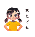 子ども（女の子）のかわいいおねだり（個別スタンプ：19）