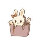 ぴょんこ先輩とある日常の癒しスタンプ（個別スタンプ：4）