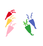 【おめでとう】誕生日スタンプ（個別スタンプ：15）