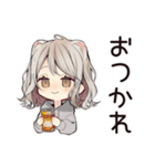 ぎゅっとしてほしいフェレットちゃん（個別スタンプ：7）