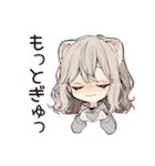 ぎゅっとしてほしいフェレットちゃん（個別スタンプ：9）