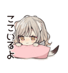 ぎゅっとしてほしいフェレットちゃん（個別スタンプ：17）