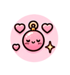 かわいいピンクデコ（個別スタンプ：1）