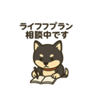 黒柴ナナちゃんと資格試験（個別スタンプ：8）