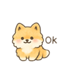 ポメラニアン？！日本語バージョン（個別スタンプ：4）