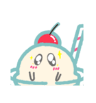 毎日かわいいおばけクリームちゃん（個別スタンプ：2）