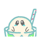 毎日かわいいおばけクリームちゃん（個別スタンプ：3）