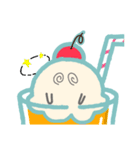 毎日かわいいおばけクリームちゃん（個別スタンプ：5）