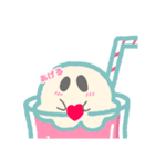 毎日かわいいおばけクリームちゃん（個別スタンプ：15）