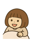 お布団ガールの癒し＆共感いっぱいスタンプ（個別スタンプ：4）