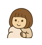 お布団ガールの癒し＆共感いっぱいスタンプ（個別スタンプ：5）