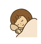 お布団ガールの癒し＆共感いっぱいスタンプ（個別スタンプ：11）