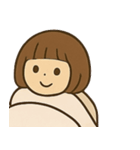 お布団ガールの癒し＆共感いっぱいスタンプ（個別スタンプ：12）