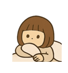 お布団ガールの癒し＆共感いっぱいスタンプ（個別スタンプ：14）