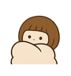 お布団ガールの癒し＆共感いっぱいスタンプ（個別スタンプ：17）