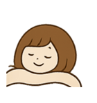 お布団ガールの癒し＆共感いっぱいスタンプ（個別スタンプ：19）