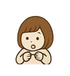 お布団ガールの癒し＆共感いっぱいスタンプ（個別スタンプ：22）