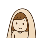 お布団ガールの癒し＆共感いっぱいスタンプ（個別スタンプ：24）