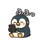 スマホ中毒ペンギンの毎日スタンプ（個別スタンプ：7）