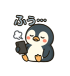 スマホ中毒ペンギンの毎日スタンプ（個別スタンプ：29）