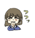 おこげ髪色の女の子（個別スタンプ：14）