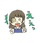 おこげ髪色の女の子（個別スタンプ：20）