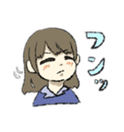 おこげ髪色の女の子（個別スタンプ：23）