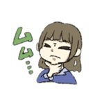 おこげ髪色の女の子（個別スタンプ：26）