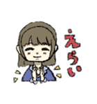 おこげ髪色の女の子（個別スタンプ：29）
