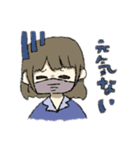 おこげ髪色の女の子（個別スタンプ：30）