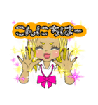 ばぶかわいいコギャルちゃん（個別スタンプ：11）