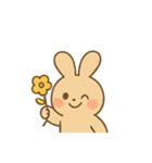 ウサギスタンプ@（個別スタンプ：1）