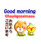英語と日本語（ローマ字発音付き）連絡用（個別スタンプ：4）