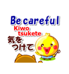 英語と日本語（ローマ字発音付き）連絡用（個別スタンプ：22）