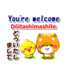 英語と日本語（ローマ字発音付き）連絡用（個別スタンプ：27）